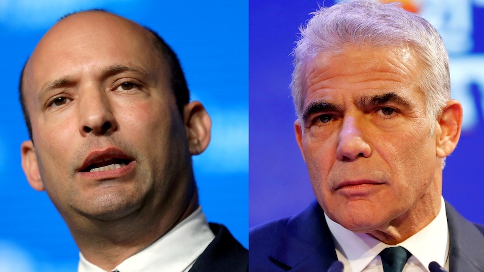 Naftali Bennett and Yair Lapid.