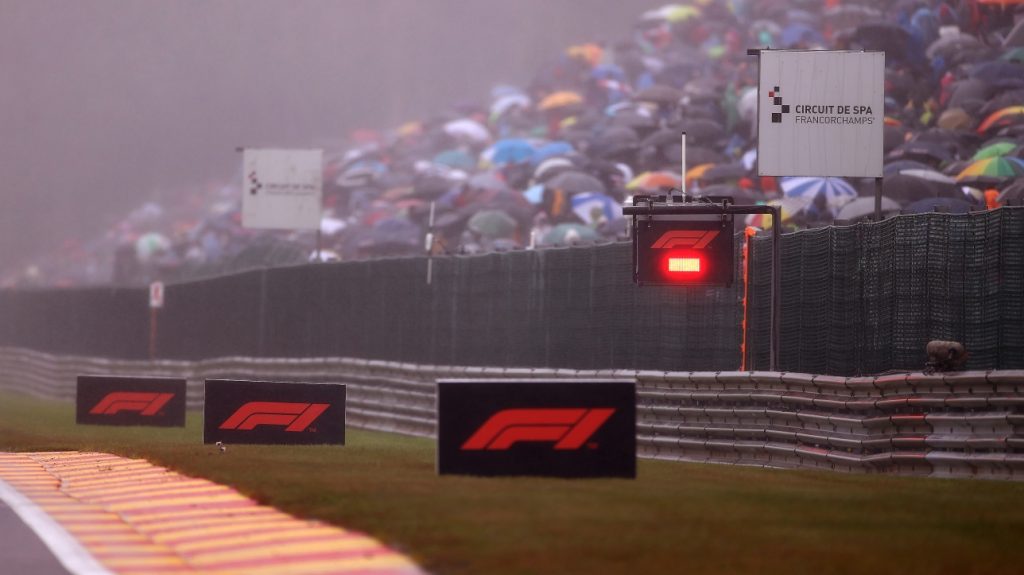 Formula 1: Belgian Grand Prix kick-off delayed due to heavy rain