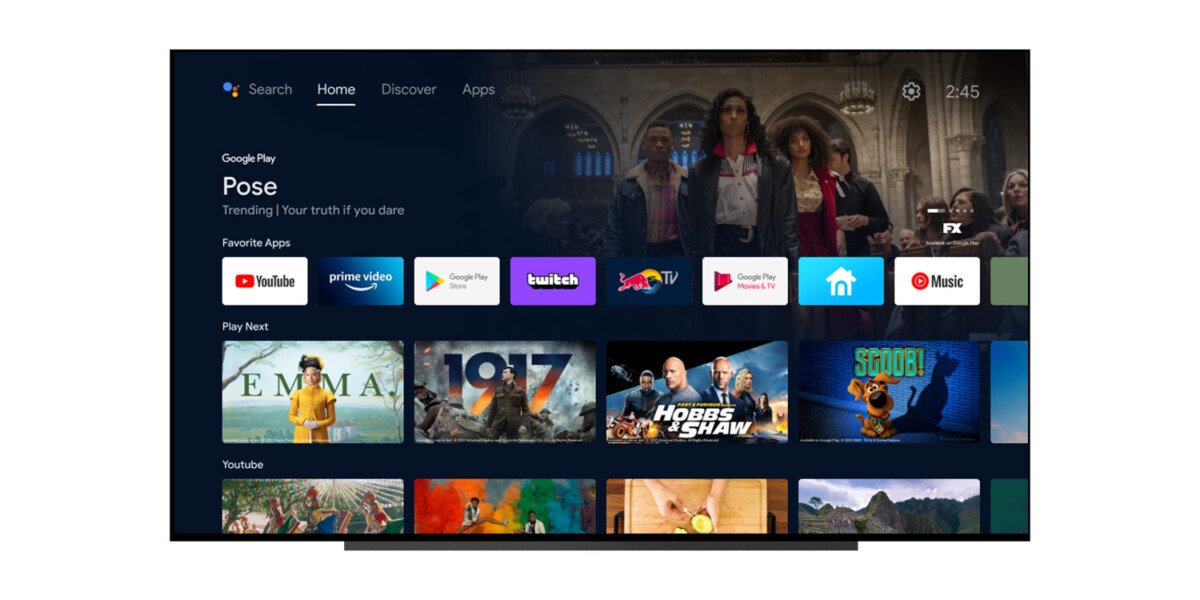 Next update for Android TV