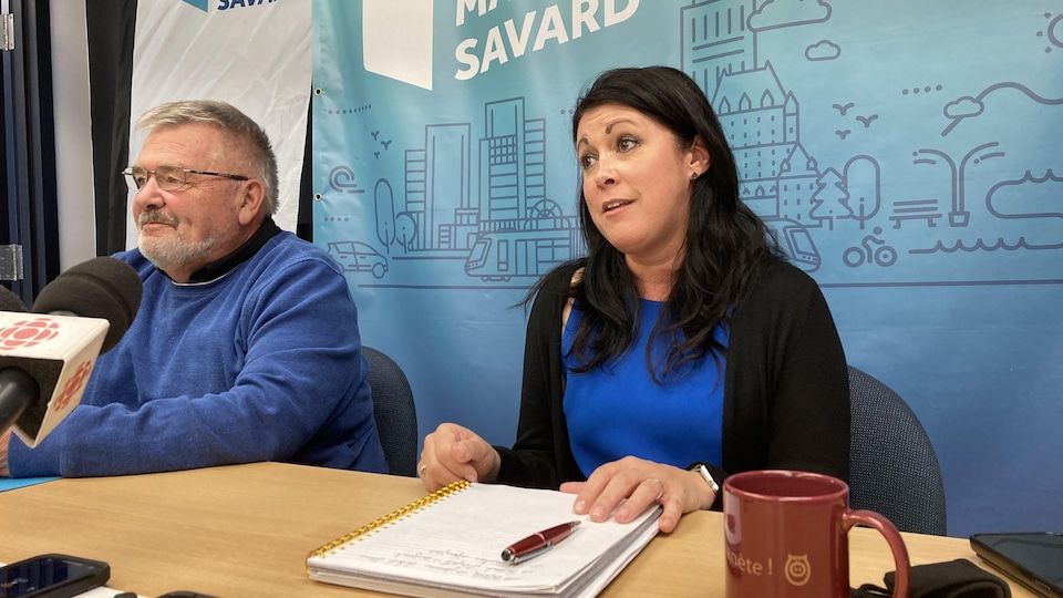 Quebec mayor candidate, Marie-José Savard.