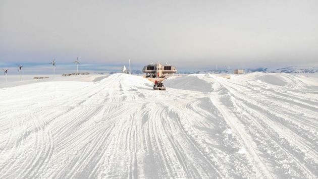 The Belgian Princess Elisabeth Polar station in Antarctica also witnessed an explosion...