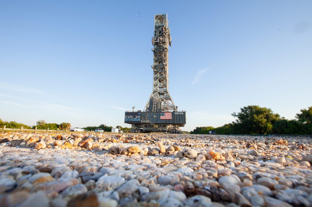 After several test failures, NASA's massive SLS rocket returns to the garage