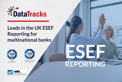 DataTracks is at the forefront of UK ESEF reporting for multinational banks