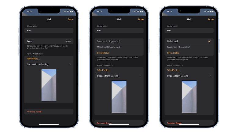 How to set up zones on homekit