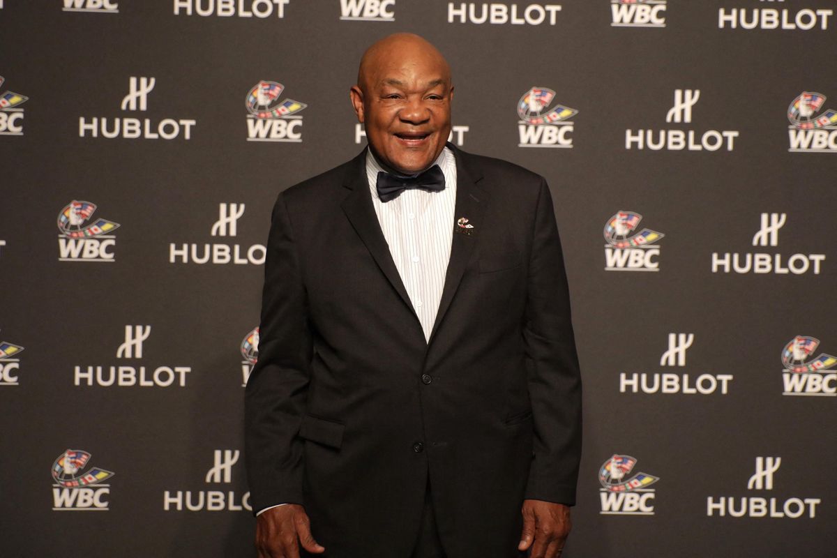 George Foreman in Las Vegas in May 2019.