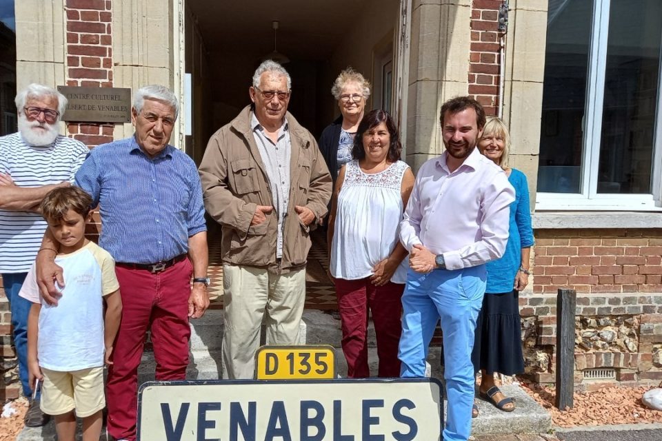 The second time, Brian Venables, an Englishman, visited the village that bears his name.