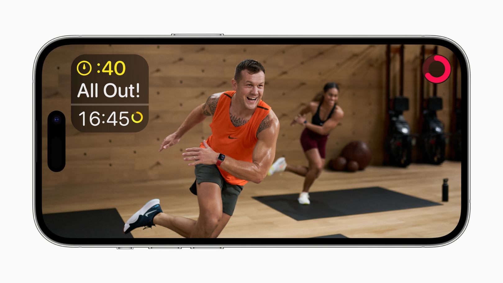 + Apple Fitness on iPhone 14 Pro